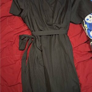 Black Wrap Dress